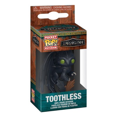 HOW TO TRAIN YOUR DRAGON - Toothless LAM Funko POP! Vinyl Keychains 4 cm