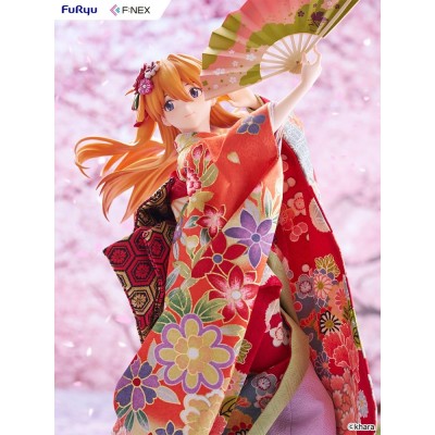 EVANGELION - Shikinami Asuka Langley Japanese Doll F:NEX 1/4 Furyu PVC Figure 44 cm