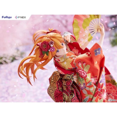 EVANGELION - Shikinami Asuka Langley Japanese Doll F:NEX 1/4 Furyu PVC Figure 44 cm