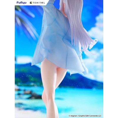 MIGNON WORKS - Shiro Swimsuit Ver. Tenitol Tall Furyu PVC Figure 30 cm