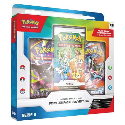 Pokemon Collezione Illustrazione Primi Compagni d'Avventura Serie 3 2026 (ITA)