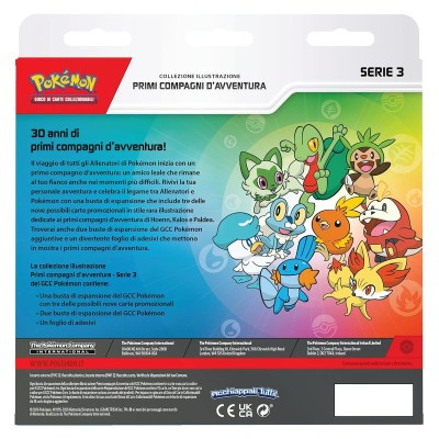 Pokemon Collezione Illustrazione Primi Compagni d'Avventura Serie 3 2026 (ITA)