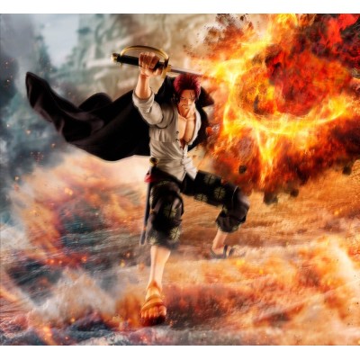 ONE PIECE - Shanks Marineford Bandai S.H.Figuarts Action Figure 17 cm