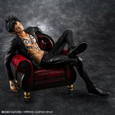 ONE PIECE - Trafalgar Law Ver.R Portrait.Of.Pirates "S.O.C" Megahouse PVC Figure 28 cm