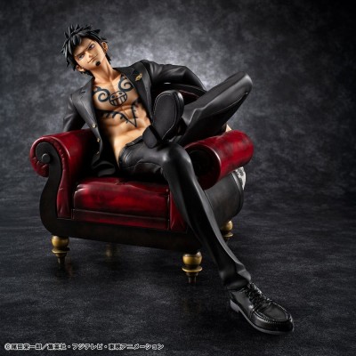 ONE PIECE - Trafalgar Law Ver.R Portrait.Of.Pirates "S.O.C" Megahouse PVC Figure 28 cm