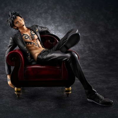 ONE PIECE - Trafalgar Law Ver.R Portrait.Of.Pirates "S.O.C" Megahouse PVC Figure 28 cm