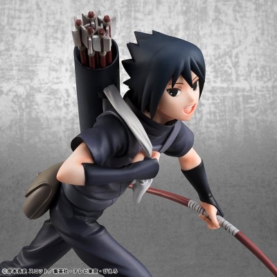 NARUTO SHIPPUDEN - Itachi Uchiha & Sasuke (Repeat) G.E.M. Series 2-Pack Megahouse PVC Figure 15 cm