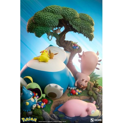 POKÉMON - Snorlax Diorama Sideshow Collectibles PVC Figure 33 cm