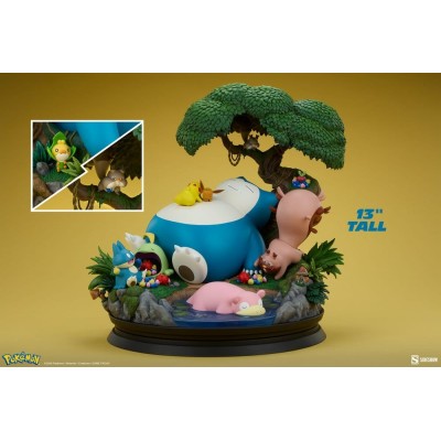 POKÉMON - Snorlax Diorama Sideshow Collectibles PVC Figure 33 cm