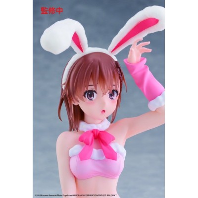 A CERTAIN SCIENTIFIC RAILGUN - Mikoto Misaka (Fluffy Bunny Ver.) Moflock Taito PVC Figure 13 cm