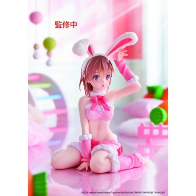 A CERTAIN SCIENTIFIC RAILGUN - Mikoto Misaka (Fluffy Bunny Ver.) Moflock Taito PVC Figure 13 cm