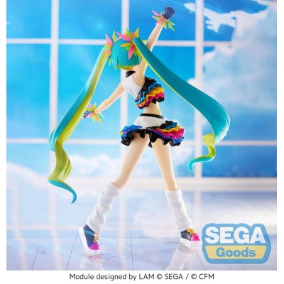 HATSUNE MIKU PROJECT DIVA MEGA39'S - Hatsune Miku - Catch the Wave FIGURIZM Sega PVC Figure 25 cm