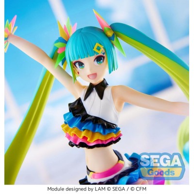 HATSUNE MIKU PROJECT DIVA MEGA39'S - Hatsune Miku - Catch the Wave FIGURIZM Sega PVC Figure 25 cm