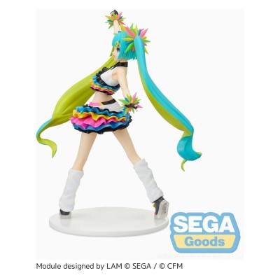 HATSUNE MIKU PROJECT DIVA MEGA39'S - Hatsune Miku - Catch the Wave FIGURIZM Sega PVC Figure 25 cm