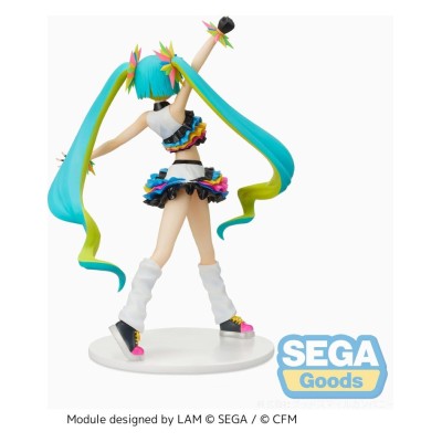 HATSUNE MIKU PROJECT DIVA MEGA39'S - Hatsune Miku - Catch the Wave FIGURIZM Sega PVC Figure 25 cm