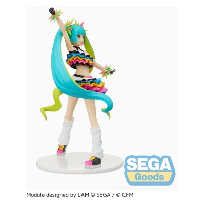HATSUNE MIKU PROJECT DIVA MEGA39'S - Hatsune Miku - Catch the Wave FIGURIZM Sega PVC Figure 25 cm