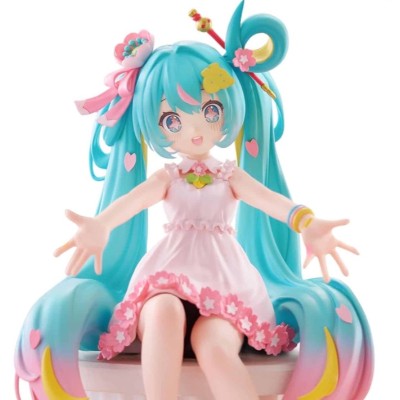 HATSUNE MIKU - Hatsune Miku 10th Anniversary Noodle Stopper Furyu PVC Figure 14 cm