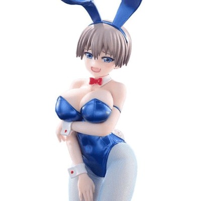 UZAKI-CHAN WANTS TO HANG OUT! - Hana Uzaki BiCute Bunnies Metallic Blue Ver. Furyu PVC Figure 28 cm