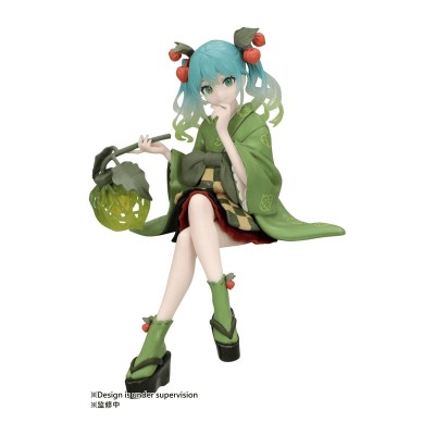 HATSUNE MIKU - Flower Fairy Winter Cherry Green Color Ver.  Noodle Stopper Furyu PVC Figure 15 cm