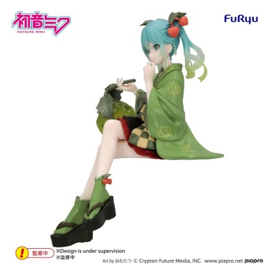 HATSUNE MIKU - Flower Fairy Winter Cherry Green Color Ver.  Noodle Stopper Furyu PVC Figure 15 cm