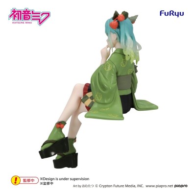 HATSUNE MIKU - Flower Fairy Winter Cherry Green Color Ver.  Noodle Stopper Furyu PVC Figure 15 cm