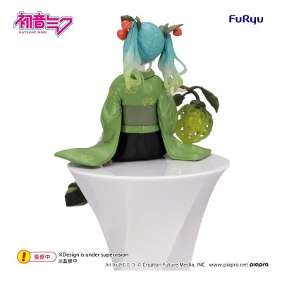 HATSUNE MIKU - Flower Fairy Winter Cherry Green Color Ver.  Noodle Stopper Furyu PVC Figure 15 cm