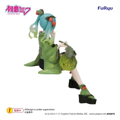 HATSUNE MIKU - Flower Fairy Winter Cherry Green Color Ver.  Noodle Stopper Furyu PVC Figure 15 cm