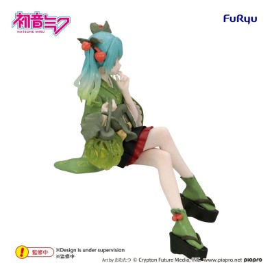 HATSUNE MIKU - Flower Fairy Winter Cherry Green Color Ver.  Noodle Stopper Furyu PVC Figure 15 cm