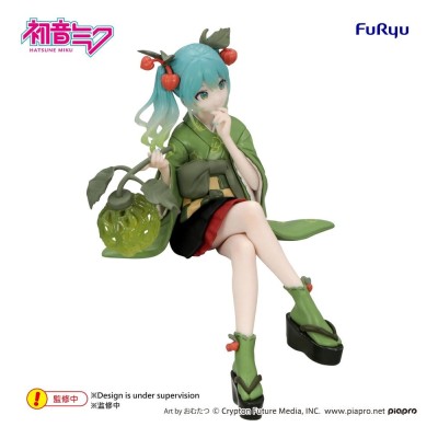 HATSUNE MIKU - Flower Fairy Winter Cherry Green Color Ver.  Noodle Stopper Furyu PVC Figure 15 cm