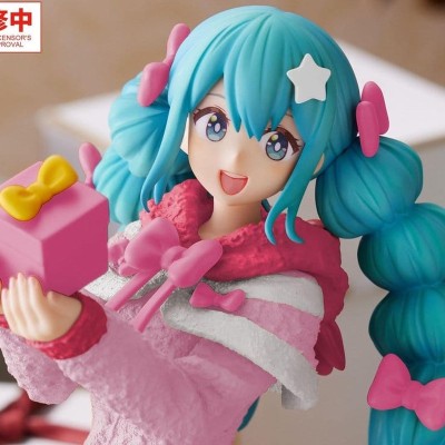 HATSUNE MIKU - Hatsune Miku Mokomoko Christmas Ver. High Premium Figure Sega PVC Figure 21 cm