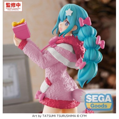 HATSUNE MIKU - Hatsune Miku Mokomoko Christmas Ver. High Premium Figure Sega PVC Figure 21 cm