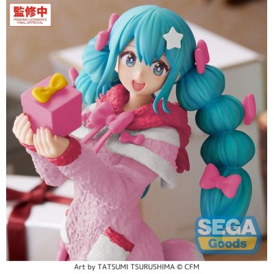 HATSUNE MIKU - Hatsune Miku Mokomoko Christmas Ver. High Premium Figure Sega PVC Figure 21 cm