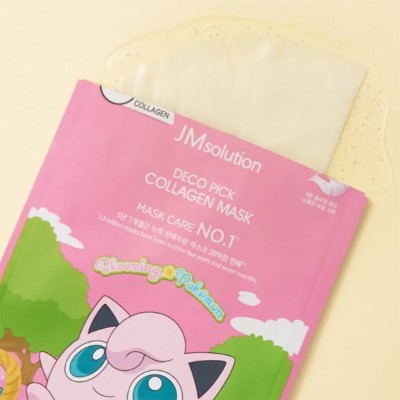 POKEMON Deco Pick Collagen Mask Jigglypuff - 1 Korean facial mask