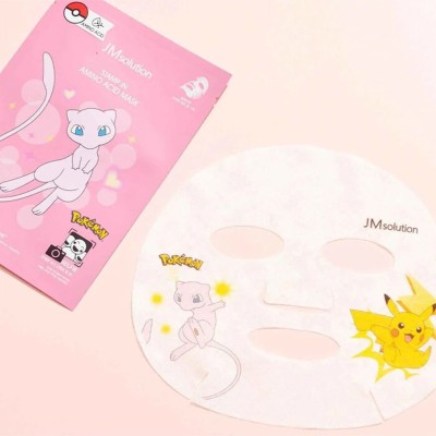 POKEMON Stamp in Amino Acid Mask Mew - 1 Maschera viso coreana