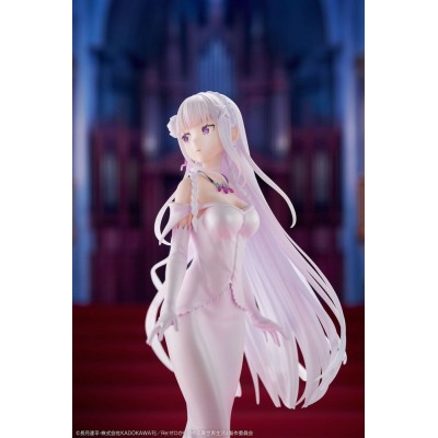 RE:ZERO - Emilia Wedding dress Ver. 1/7 Design Coco PVC Figure 24 cm