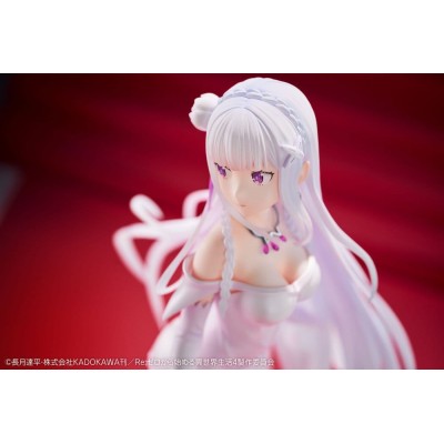 RE:ZERO - Emilia Wedding dress Ver. 1/7 Design Coco PVC Figure 24 cm