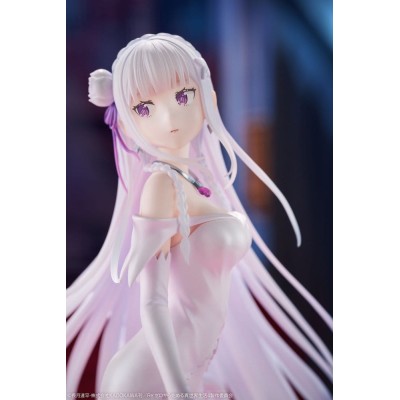RE:ZERO - Emilia Wedding dress Ver. 1/7 Design Coco PVC Figure 24 cm