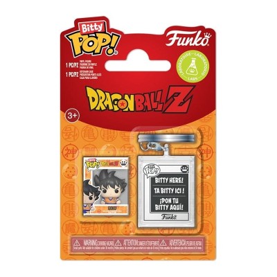 DRAGON BALL Z - Goku w/KCHN 2-Pack Funko Bitty POP! & Accessory Vinyl Figure 2 cm