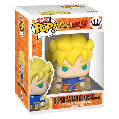 DRAGON BALL Z - Super Saiyan Goku w/KCHN Bitty POP! & Accessory Vinyl 2-Pack Funko PVC Figure 2 cm