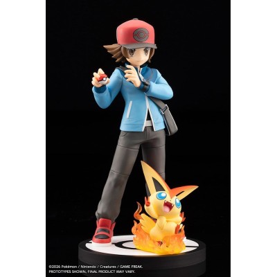 POKÉMON - Hilbert with Victini ARTFX J 1/8 Kotobukiya PVC Figure 20 cm