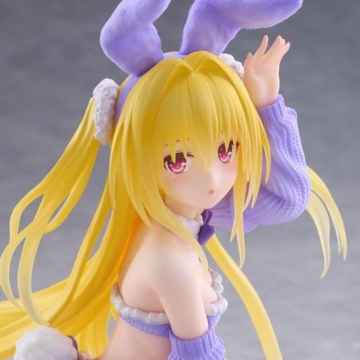 TO LOVE-RU DARKNESS - Golden Darkness (Fluffy Bunny Ver.) MOFLOCK Taito PVC Figure 13 cm