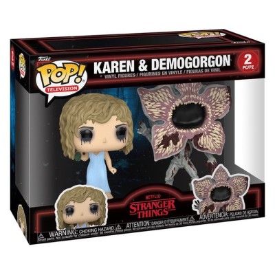 STRANGER THINGS - Karen & Demogorgon 2-Pack Funko Pop Television