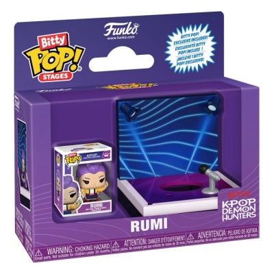 KPOP DEMON HUNTERS - Rumi Bitty POP! Stages Funko Vinyl Figure 2,5 cm