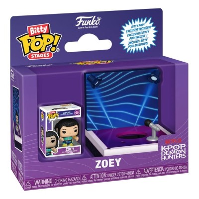 KPOP DEMON HUNTERS - Zoey Bitty POP! Stages Funko Vinyl Figure 2,5 cm