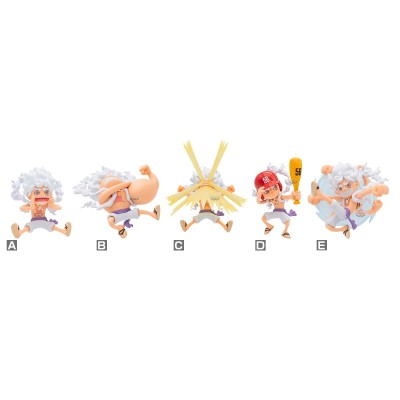 ONE PIECE - Monkey D. Luffy Gear 5 Special 2 World Collectable Figure Complete Pack 7 cm