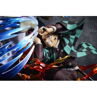 DEMON SLAYER - Tanjiro Kamado & Giyu Tomioka & Akaza Aniplex PVC Figure 13 cm