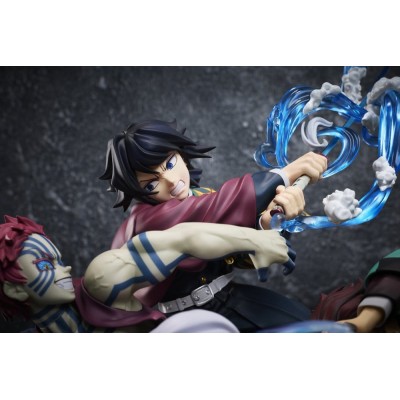 DEMON SLAYER - Tanjiro Kamado & Giyu Tomioka & Akaza Aniplex PVC Figure 13 cm