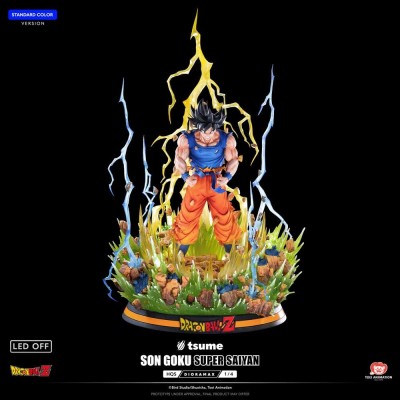 DRAGON BALL Z - Son Goku Super Saiyan HQS Dioramax 1/4 Tsume Figure 51 cm