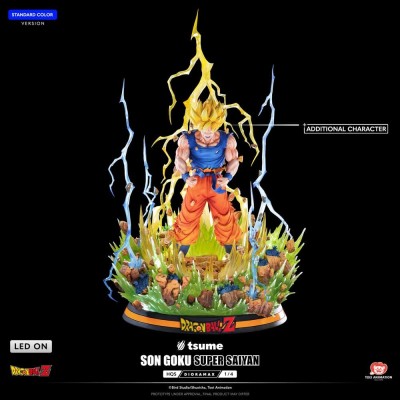 DRAGON BALL Z - Son Goku Super Saiyan HQS Dioramax 1/4 Tsume Figure 51 cm