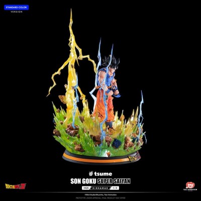DRAGON BALL Z - Son Goku Super Saiyan HQS Dioramax 1/4 Tsume Figure 51 cm